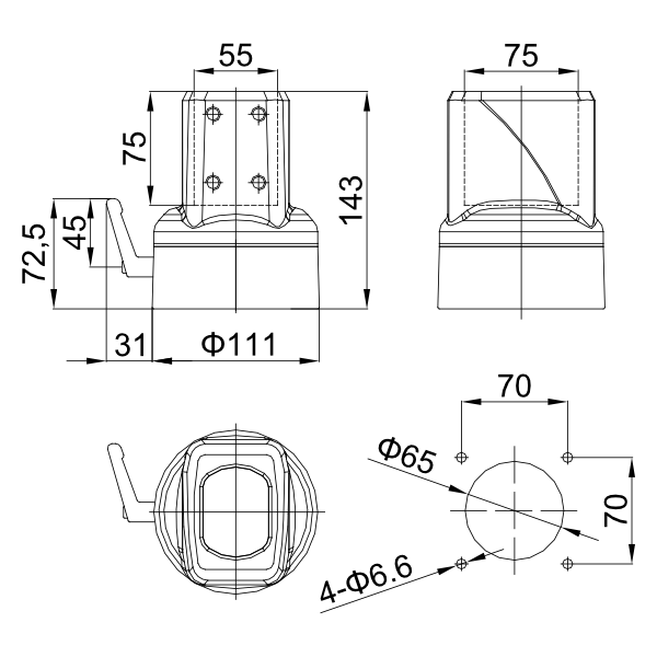 箱體連接件 55-75-090-00