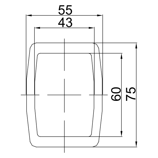 55/75鋁管 55-75-XXX-70